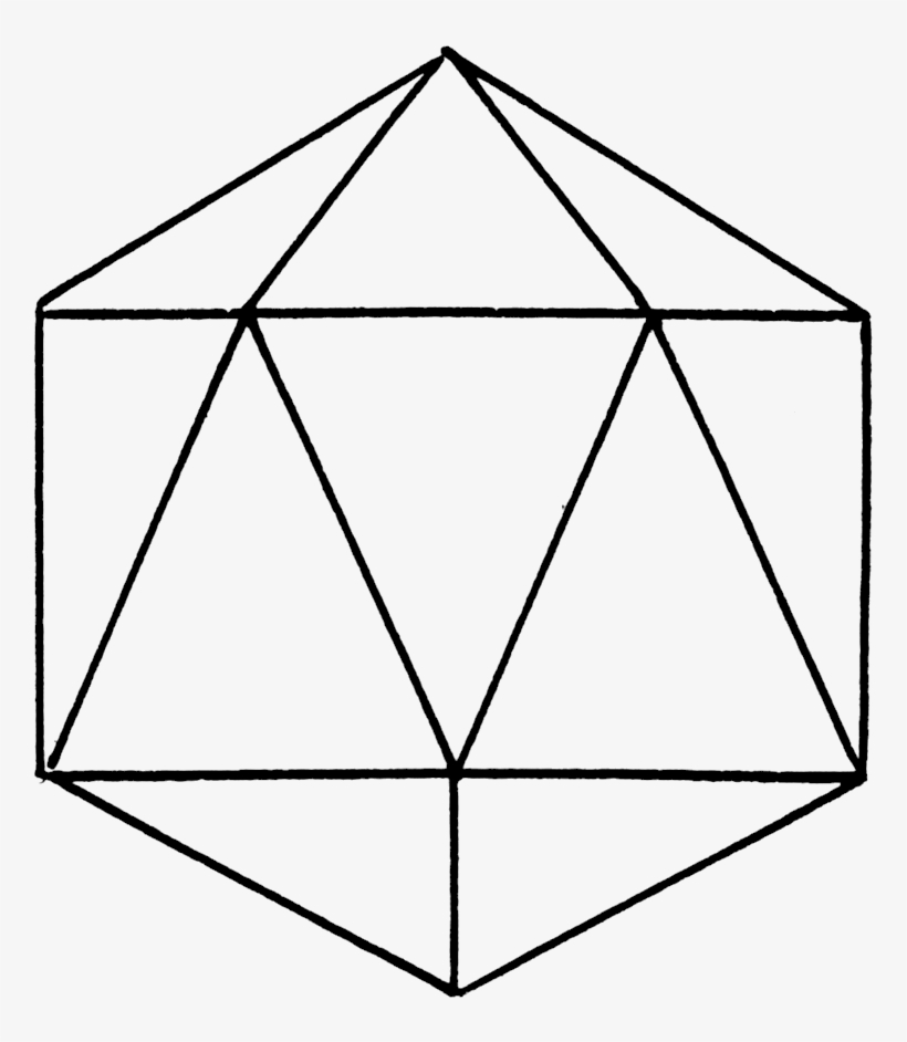 Icosahedron Png, transparent png #3427995