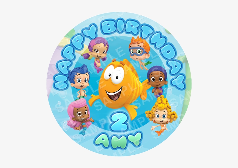 Bubble Guppies - Sweet Custom Cakes Bubble Guppies Edible, transparent png #3428275