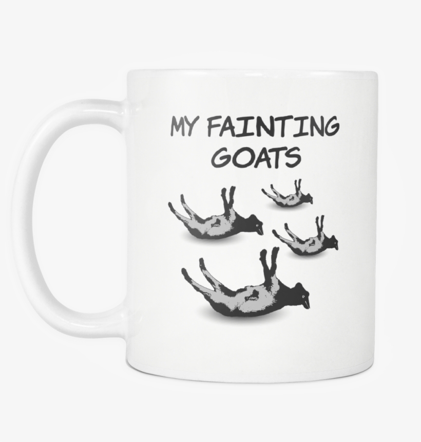 My Fainting Goats Coffee Mug - Coffee Cup, transparent png #3428652
