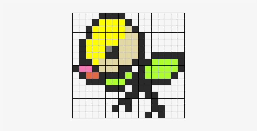 Bellsprout Perler Bead Pattern / Bead Sprite - Pokemon Pixel Art Bellsprout, transparent png #3429850