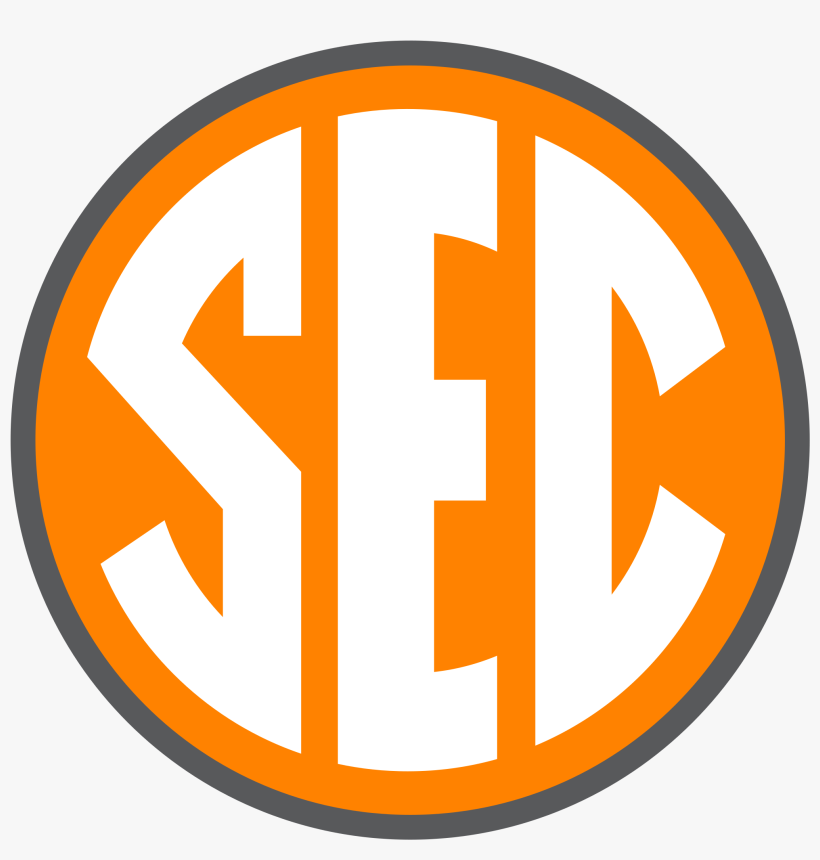 Sec Logo In Tennessee's Colors - College Football Sec Logo, transparent png #3429851