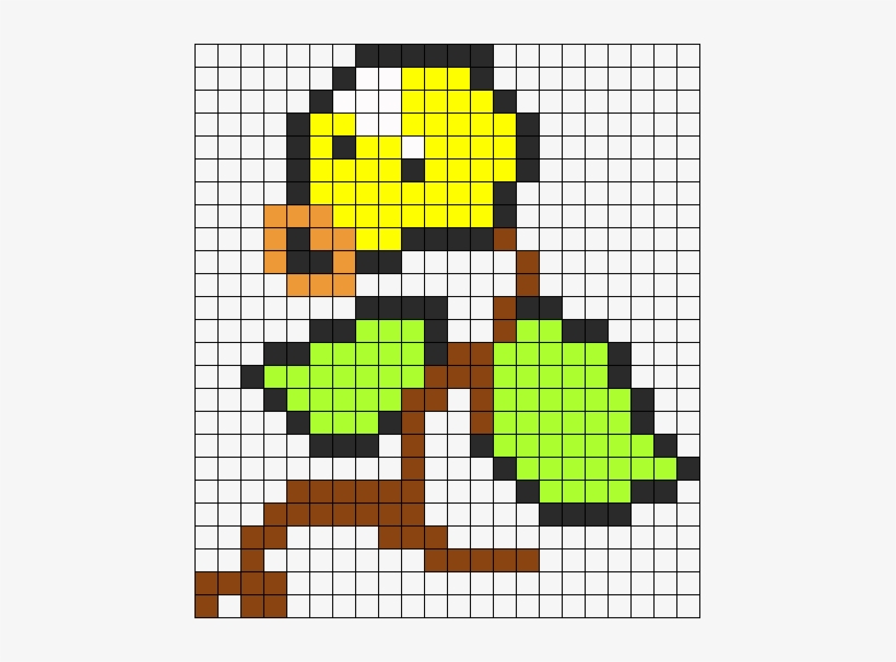 Bellsprout Pokemon Perler Bead Pattern / Bead Sprite - Hama Beads Pokemon Bellsprout, transparent png #3429869