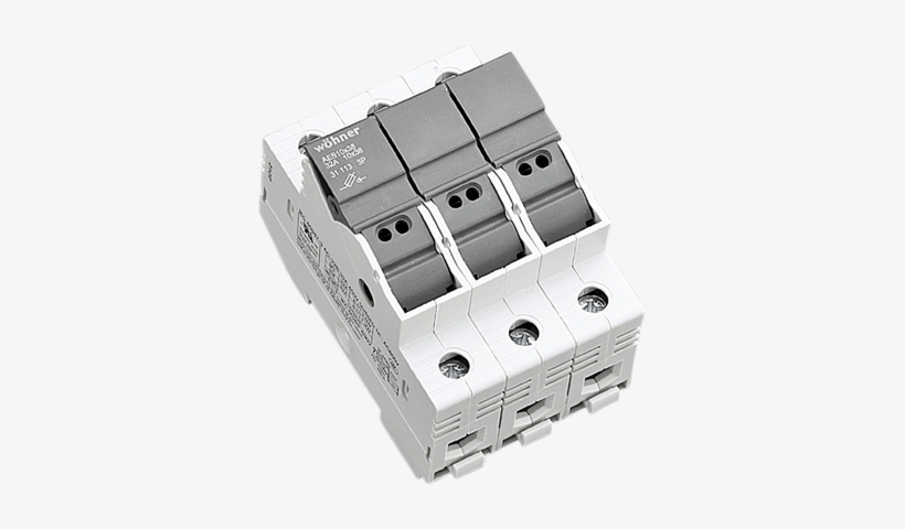 Rm32 Cylindrical Fuse Holder 10 X 38mm 1p Neutral - Wohner 31296 Holder For Cylindrical Fuses Class Cc, transparent png #3430029