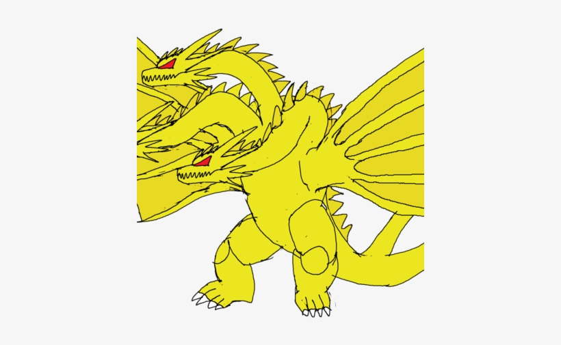 Middleage - King Ghidorah, transparent png #3430615