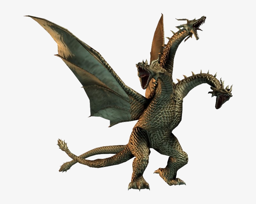 King Ghidorah 2007 - King Ghidorah Godzilla Game, transparent png #3430892