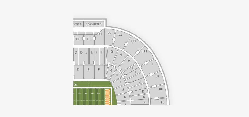 Neyland Stadium Seating Chart, transparent png #3431088
