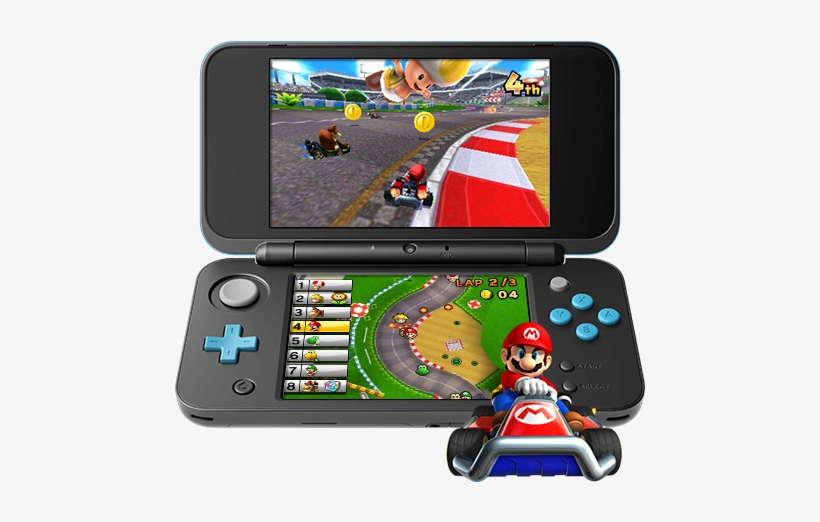 New Nintendo 2ds Xl - New Nintendo 2ds Xl Mario Kart 7, transparent png #3431815