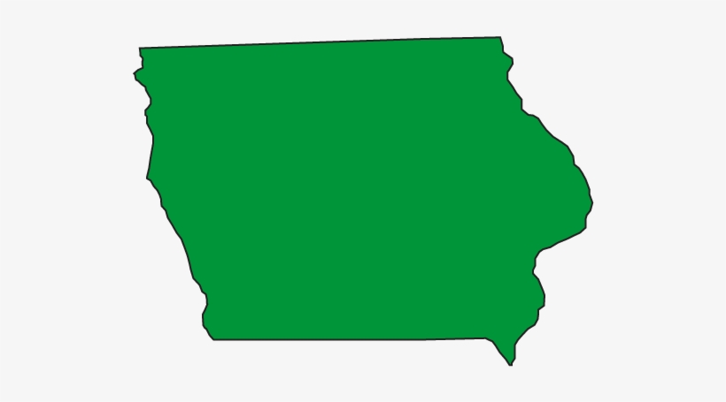 Photo Of The State Of Iowa - State Of Iowa, transparent png #3432033