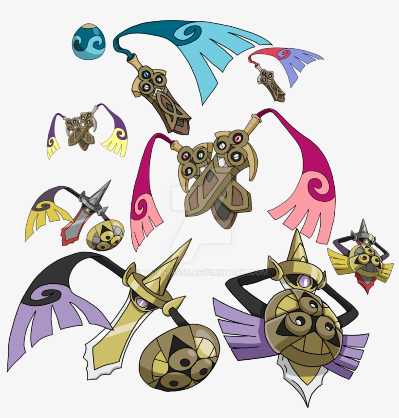 Pokemon Honedge Evolution Line, transparent png #3432058