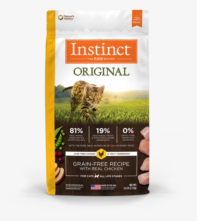 For Cats - Instinct Original Cat Food, transparent png #3432742