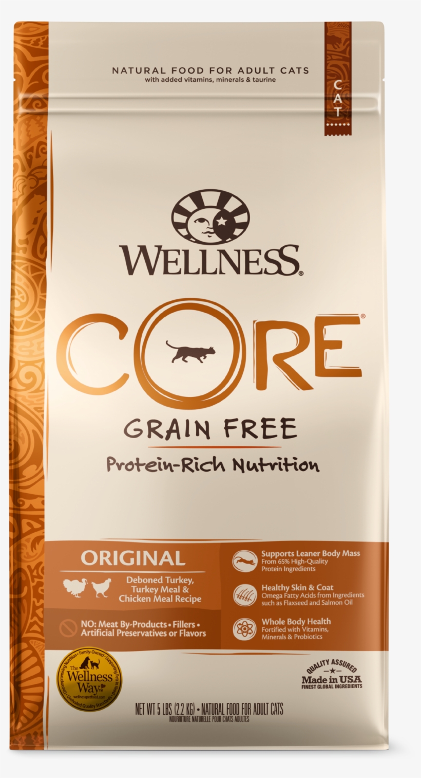 Core Cat Original - Wellness Core Cat Food, transparent png #3433014