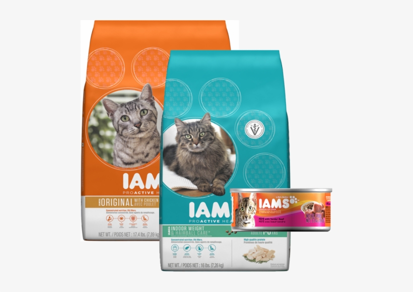 Iams Cat Food - Proactive Health Cat Food, Chicken, 17.4-lb. Bag, transparent png #3433078