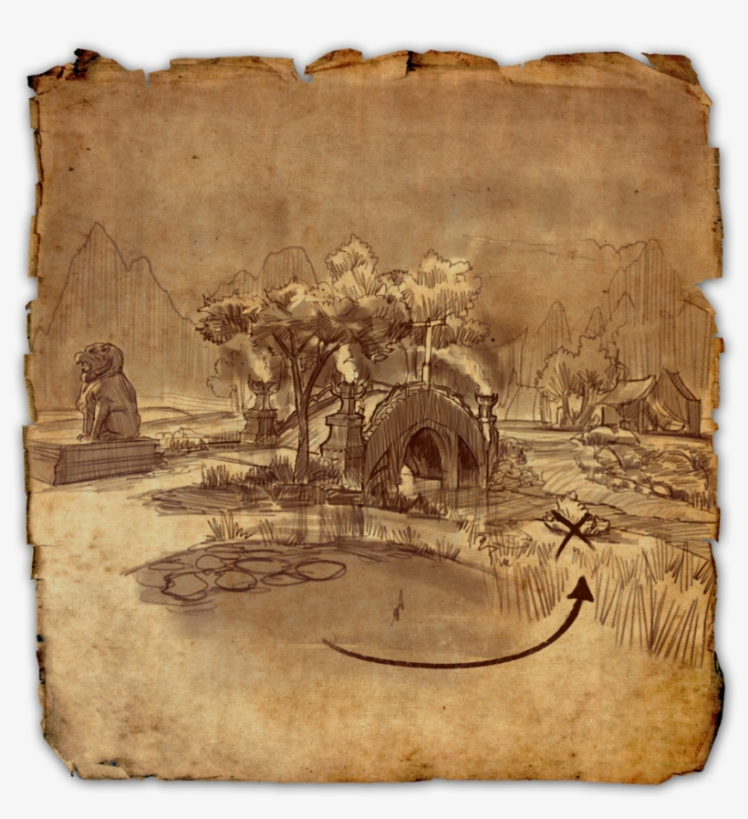 Reaper's March Ce Treasure Map - Eso Hew's Bane Treasure Map 1, transparent png #3433190