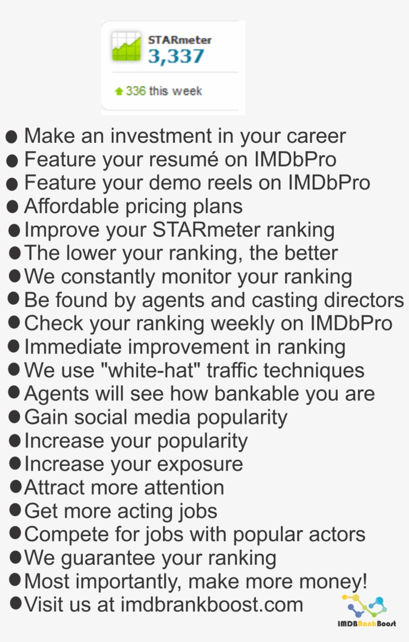 Get In Top Imdb Starmeter Rank - Dance, transparent png #3433560