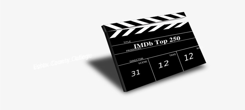 Small - Clapperboard, transparent png #3433579