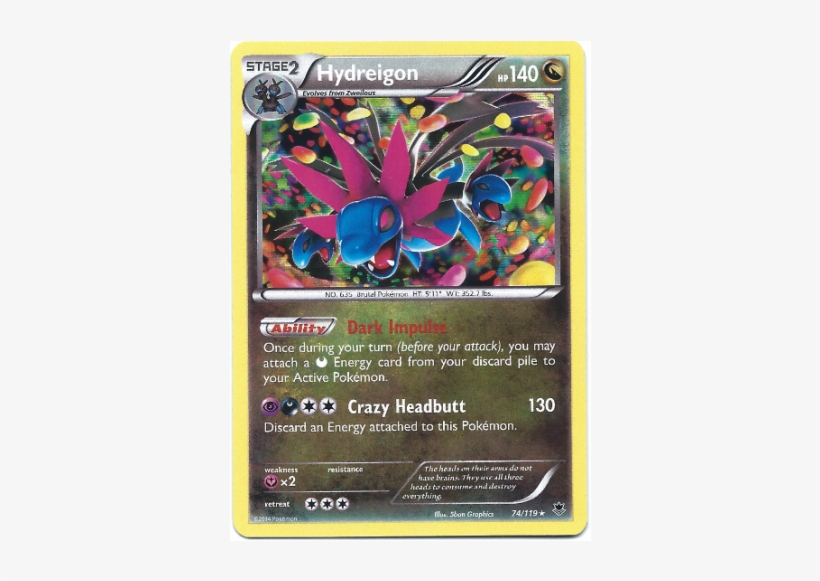 Hydreigon Png, transparent png #3433808