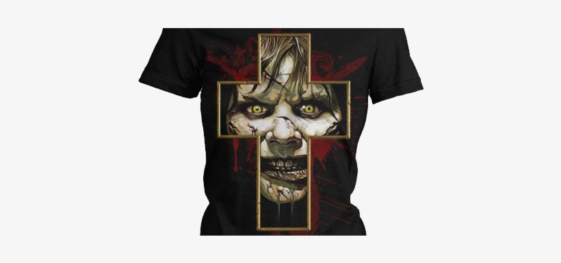 Regan's Curse T Shirt By Fright Rags - Exorcist Linda Blair T Shirt, transparent png #3434613