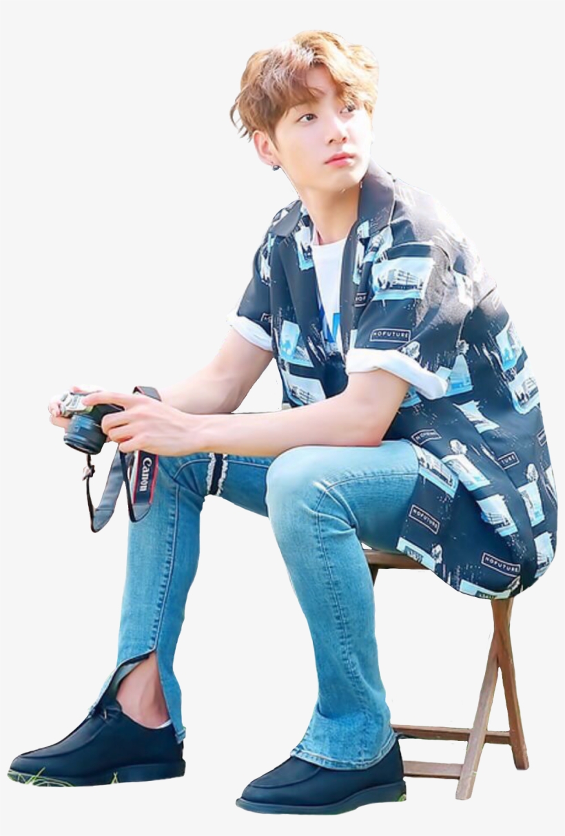 Sticker~ Jeon Jungkook✨ Enjoy The Sticker My Little - Jungkook Png, transparent png #3434865