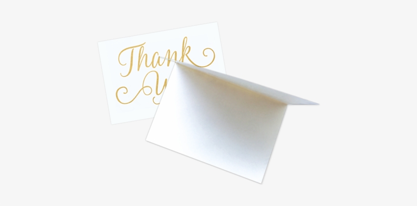 Thank You Card Set Gold Foil - Bloom Daily Planners Gold Foil Thank You Note Card, transparent png #3435311