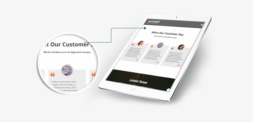 Featured Theme Testimonial Section Comes With Image, - Mobile Phone, transparent png #3435564
