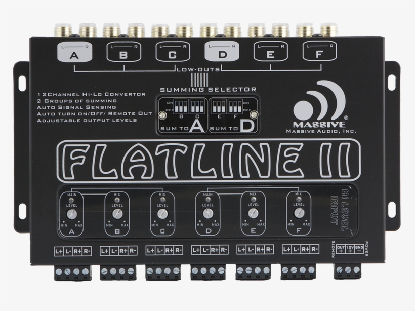 Next - Massive Audio Blueline - Oem Car Audio Summing Unit, transparent png #3435569