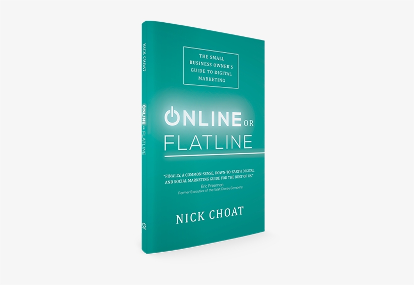 Online Or Flatline Book Cover Nick Choat - Online Or Flatline By Nick Choat, transparent png #3435621