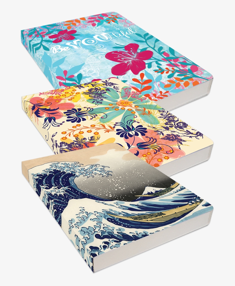 Flatline Journal Group - Hokusai Throw Pillows By Lilipi - Hokusai The Great, transparent png #3435623