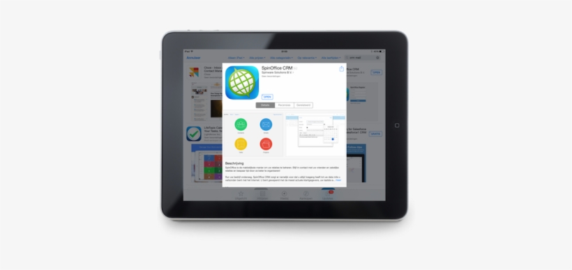 Spinoffice For Ipad Available In Ipad App Store - Objective-c, transparent png #3436243