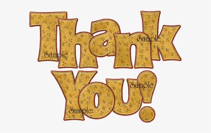 Autumn Thank You Cards Fall Thank You Cards Autumn - Word Thank You, transparent png #3436508