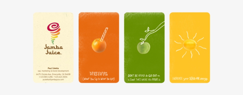 Jamba Juice Brand Design By Wonderful , Via Behance - Jamba Juice, transparent png #3437027