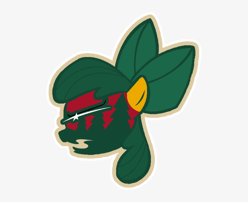 Apple Bloom, Artist - Print: Minnesota Wild 2011 Team Logo, 14x11in., transparent png #3437418