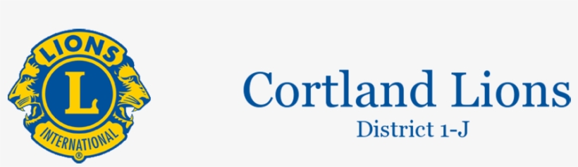 Cortland Lions Club - Lions Club New Logo, transparent png #3437485