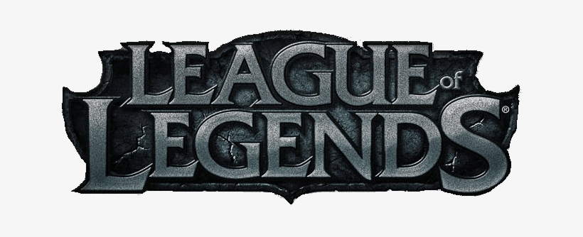 league of legends logo black and white