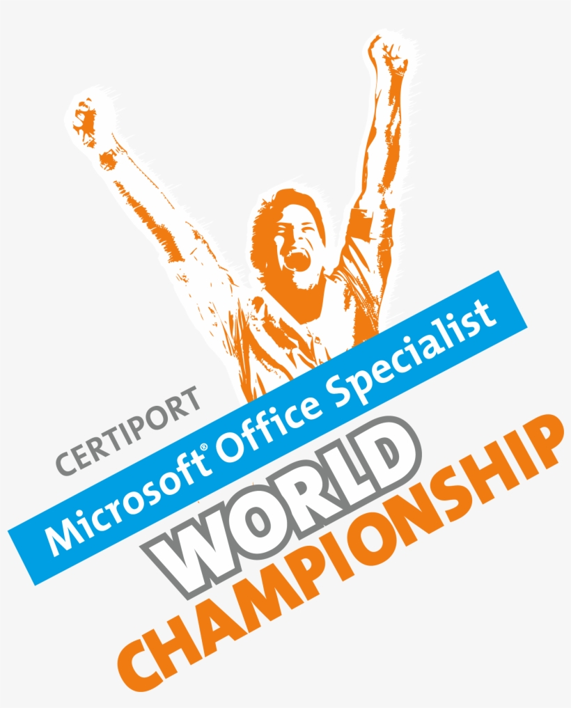 Competition Logo Certiport Microsoft Microsoft Office Specialist World Free Transparent PNG
