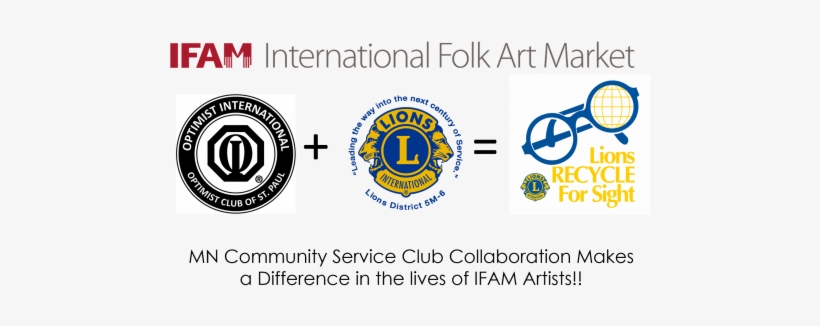 Seeing The Spirit Of Collaboration - Lions International Square Sticker 3" X 3", transparent png #3437782