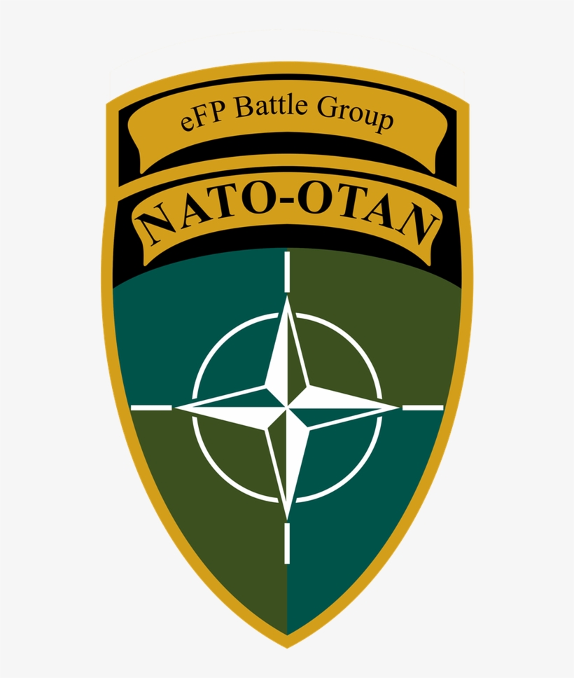 Nato Efp Battle Groups Shoulder Badge - Enhanced Forward Presence Logo, transparent png #3437881
