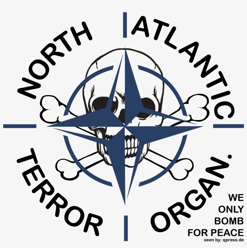 Nato Logo Skull Background - North Atlantic Treaty Organization (nato), transparent png #3438048