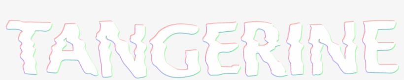 Tangerine Vhs Logo White Rgb, transparent png #3438979