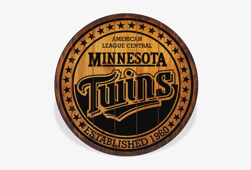 Minnesota Twins Barrel Top Sign - Minnesota Twins Mlb Logo Hitch Cover, transparent png #3439801