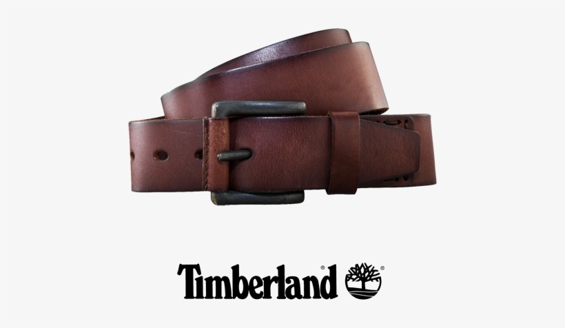 ~timberland Vintage Leather Logo Brown Belt - Timberland 6 Premium Work Boots Angora, transparent png #3440006