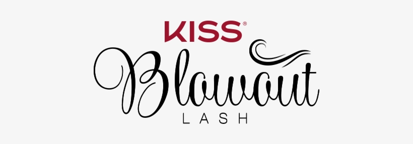 Overlay Kiss Blowout Logo - Kiss Blowout Pixie 2 Lashes, transparent png #3441070