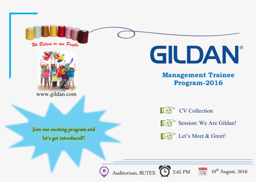 On August 10, 2016 Gildan Arranged A Management Trainee - Paramagnetic Fluorescence Quenching Effect, transparent png #3441163