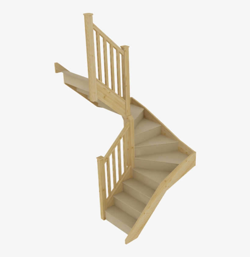 Would You Like A Winder Stairs - Timber Staircase Winder Details, transparent png #3441225