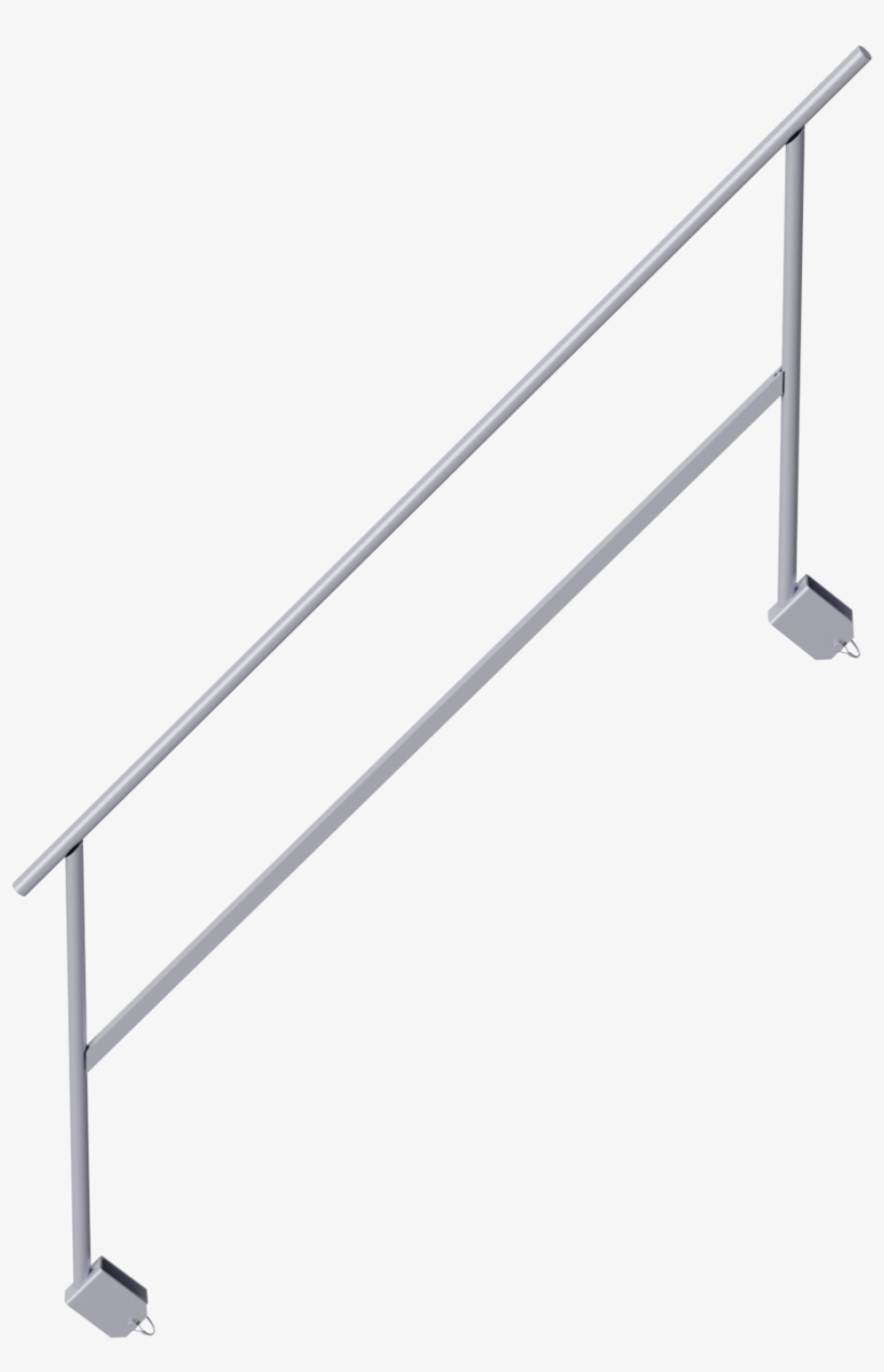 Internal Guardrail For Alblitz/unifix Aluminium Stairway, - Guard Rail, transparent png #3441260