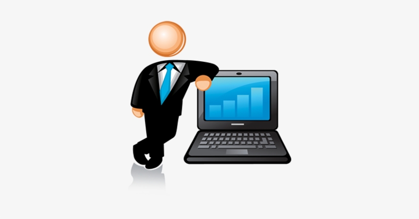 Boneco Computador Png - Business 3d Vector, transparent png #3441464