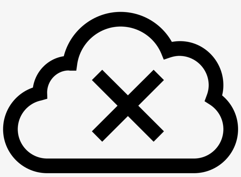 Nube Cruz Icon - Nube Triste, transparent png #3442230