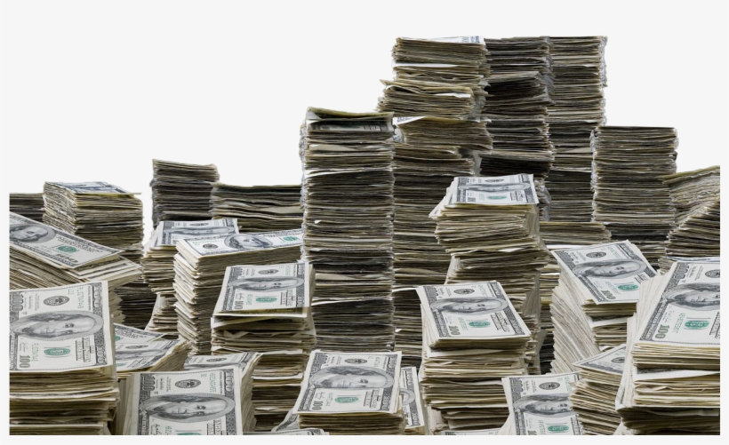 Objectstacks Of $100 - Stacks Of Money, transparent png #3442838