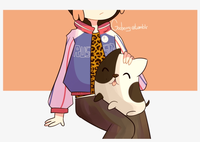 Gooberry Local Cat Boy With A Dog - Cat, transparent png #3442976