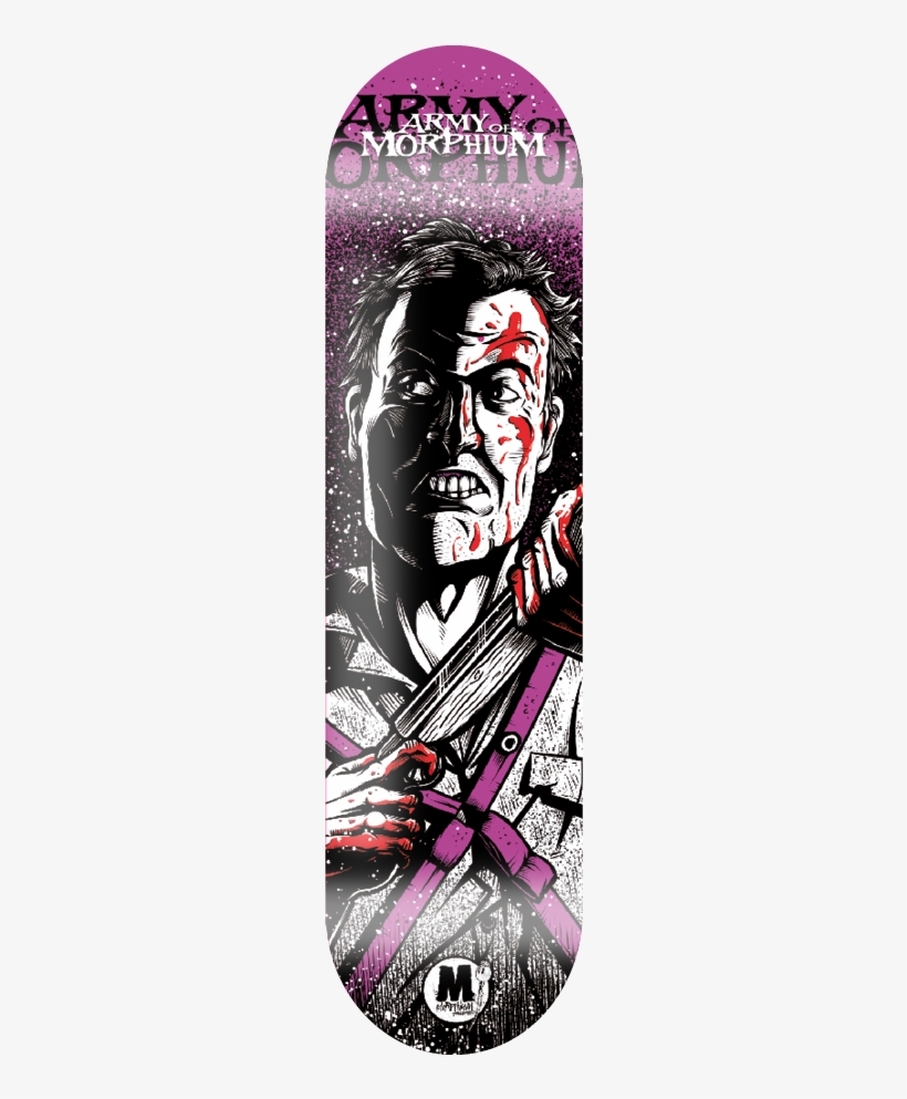 Horror Series Ash Williams - Morphium Skateboards Ash 7.75, transparent png #3443318