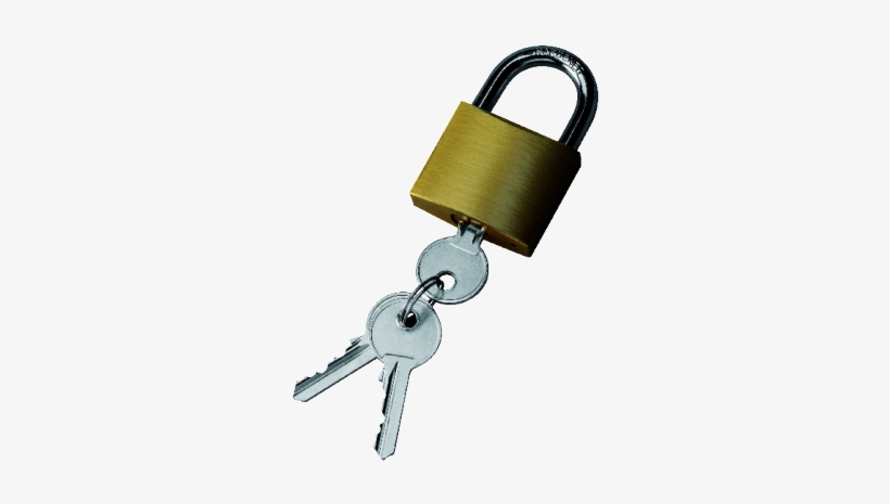 Cadenas Laiton À Clé 40 Mm - Cadenas Laiton 40mm - Bizline, transparent png #3443448